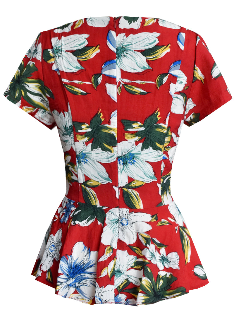 FEMKIT Peplumbluse M.O.N.A