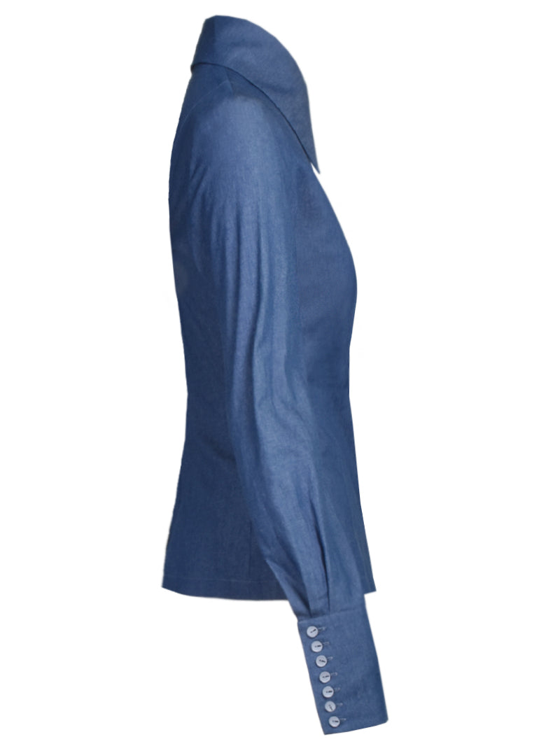 FEMKIT Denimbluse A.G.N.E.S